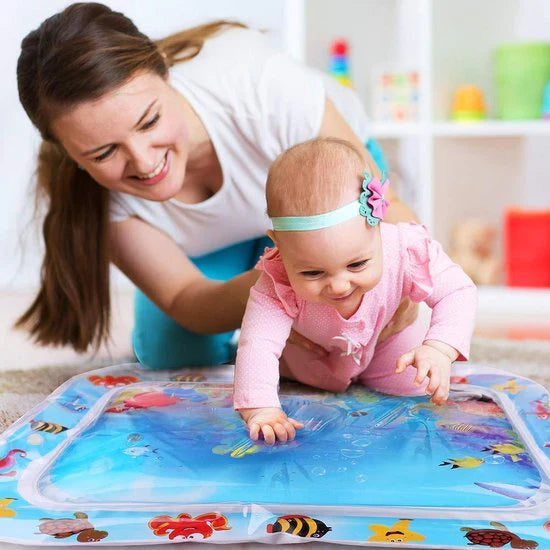 Inflatable Leakproof Water Mat For Kids / Inflatable Tummy Time Mat – Random Color