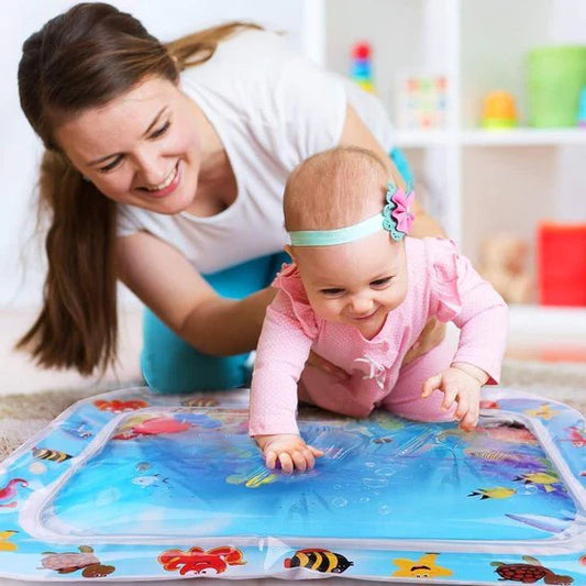 Inflatable Leakproof Water Mat For Kids / Inflatable Tummy Time Mat – Random Color