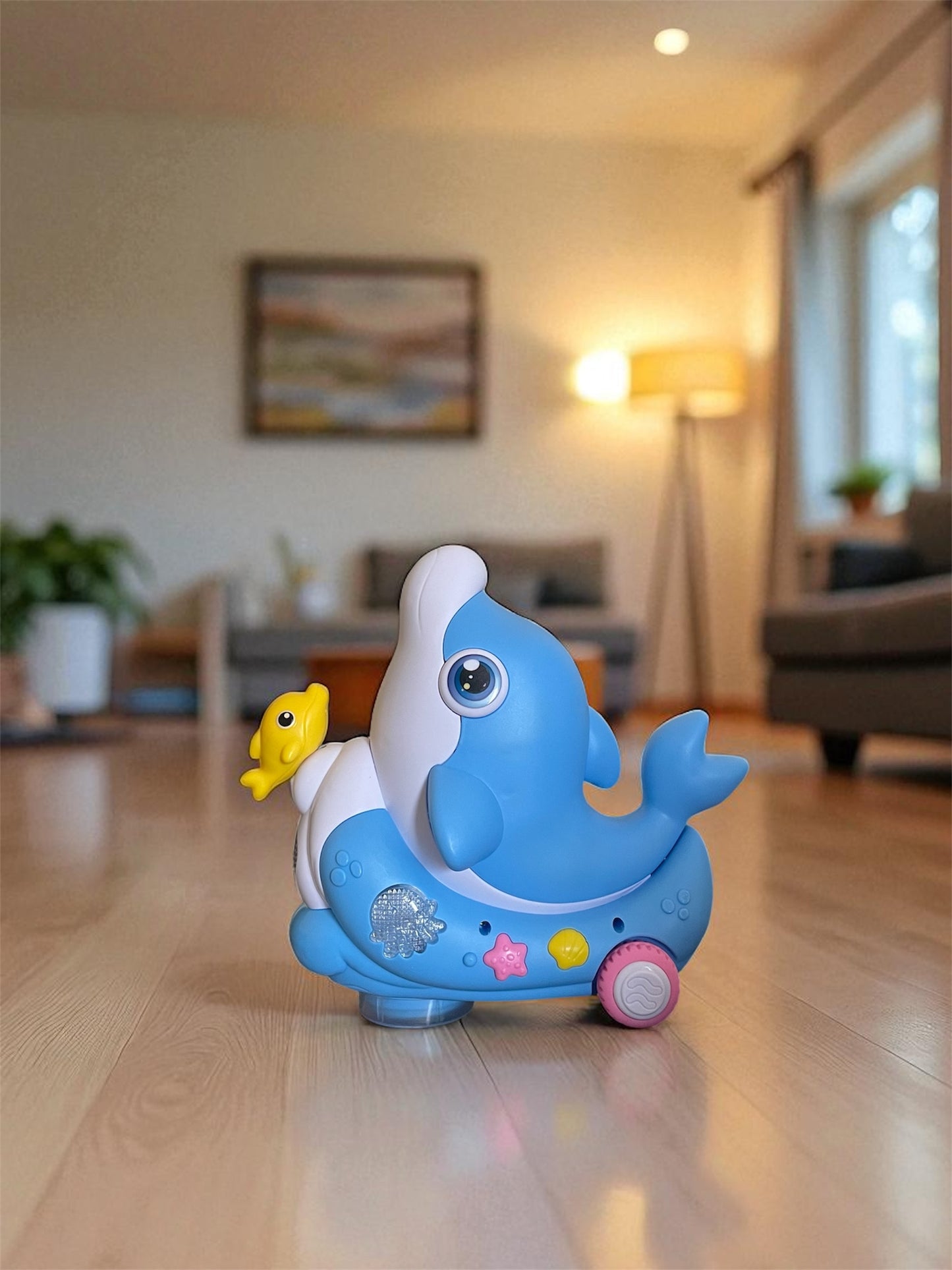 Interactive Fish Toy That Blows Floating Ball – Fun Air-Powered Play for Kids  Ball Blowing Fish Toy – Educational & Sensory Toy for Toddlers