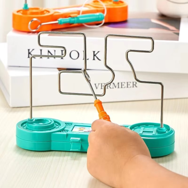 Bump Maze, Montessori Toy Electric Wire Maze Roller Game Touch Maze Puzzle Toy Collision Game Education Concentration Toy