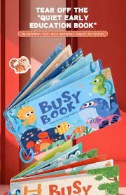 Montessori Baby Busy Book My First Quiet Book Paste Early Learning Education Toy Children Toy Matching Game For Babies 2 , 3 Years (random Book)