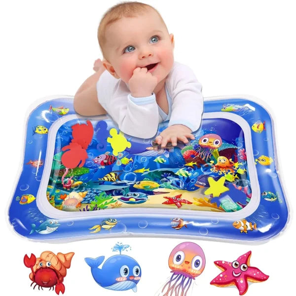Inflatable Leakproof Water Mat For Kids / Inflatable Tummy Time Mat – Random Color