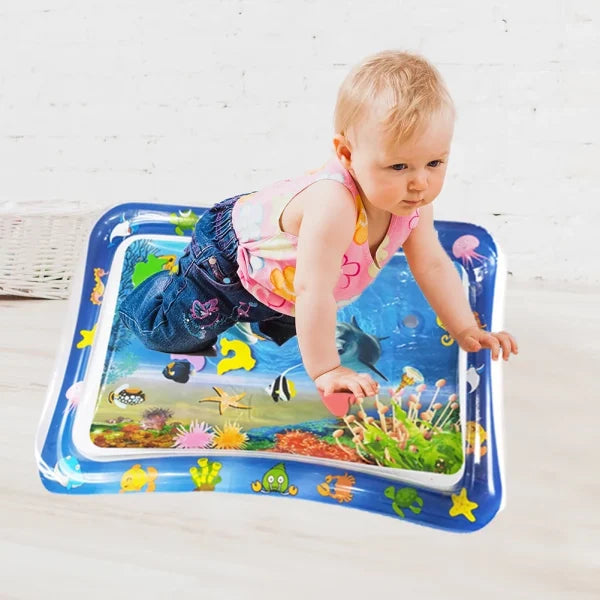 Inflatable Leakproof Water Mat For Kids / Inflatable Tummy Time Mat – Random Color